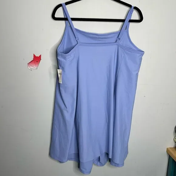 Old Navy Powersoft Cami Athletic Dress Skort Light Blue Size XXL NEW NWT - Picture 4 of 11